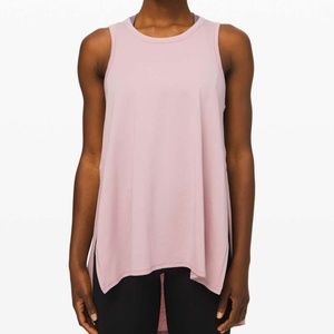 Long for Length Tank in Smoky Blush